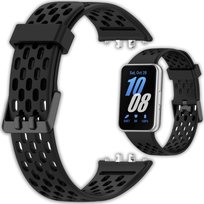 Opaska pasek perforowany Vanfone do Samsung Galaxy Fit 3 SM-R390, czarny