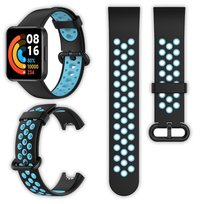 Opaska pasek perforowany Vanfone do Xiaomi Redmi Watch 2 Lite, czarno-niebieski