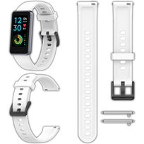 Opaska pasek silikonowy Vanfone do Realme Band 2, biały