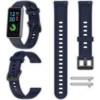 Opaska pasek silikonowy Vanfone do Realme Band 2, granatowy