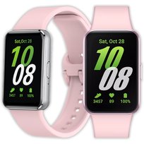 Opaska pasek silikonowy Vanfone do Samsung Galaxy Fit 3 SM-R390, różowy