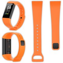 Opaska pasek silikonowy Vanfone do Xiaomi Mi Band 4C, pomarańczowy