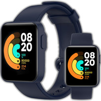 Opaska pasek silikonowy Vanfone do Xiaomi Mi Watch Lite, granatowy