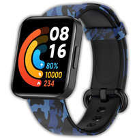 Opaska pasek silikonowy Vanfone do Xiaomi Redmi Watch 2 Lite, moro niebieskie