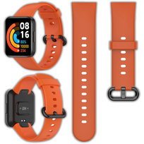 Opaska pasek silikonowy Vanfone do Xiaomi Redmi Watch 2 Lite, pomarańczowy