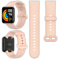 Opaska pasek silikonowy Vanfone do Xiaomi Redmi Watch 2 Lite, pudrowy róż