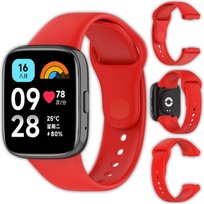 Opaska pasek silikonowy Vanfone do Xiaomi Redmi Watch 3 Active, czerwony