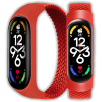 Opaska pasek solo elastyczny Vanfone do Xiaomi Mi Band 3/4/5/6/7, czerwony