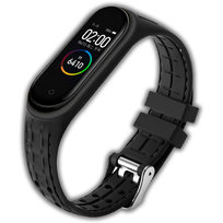 Opaska pasek sportowy Vanfone do Xiaomi Mi Band 3/4, czarny