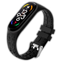 Opaska pasek sportowy Vanfone do Xiaomi Mi Band 5/6/7, czarny