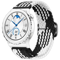 Opaska pasek Vanfone do Huawei Watch GT 2 42mm, GT 3 42mm, GT 3 Pro 43mm, czarno-biały