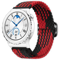 Opaska pasek Vanfone do Huawei Watch GT 2 42mm, GT 3 42mm, GT 3 Pro 43mm, czerwono-czarny