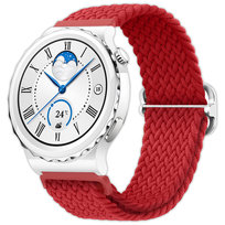 Opaska pasek Vanfone do Huawei Watch GT 2 42mm, GT 3 42mm, GT 3 Pro 43mm, czerwony