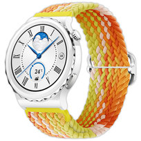 Opaska pasek Vanfone do Huawei Watch GT 2 42mm, GT 3 42mm, GT 3 Pro 43mm, słoneczna pomarańcza