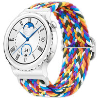 Opaska pasek Vanfone do Huawei Watch GT 2 42mm, GT 3 42mm, GT 3 Pro 43mm, tęczowy