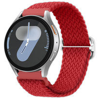 Opaska pasek Vanfone do Samsung Galaxy Watch 4 5 6 7 40mm/44mm/45mm/46mm/47mm Pro Active 2, czerwony