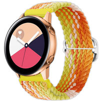 Opaska pasek Vanfone do Samsung Galaxy Watch 4 5 6 7 40mm/44mm/45mm/46mm/47mm Pro Active 2, słoneczna pomarańcza
