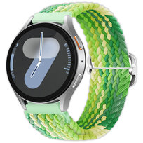 Opaska pasek Vanfone do Samsung Galaxy Watch 4 5 6 7 40mm/44mm/45mm/46mm/47mm Pro Active 2, zielona limonka