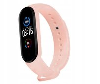 Opaska pasek zamienny do zegarka smartwatcha xiaomi mi band 3/4 pudrowy róż