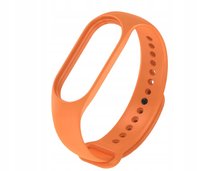 Opaska pasek zamienny do zegarka xiaomi mi band 3/4 kolor pomarańczowy neon