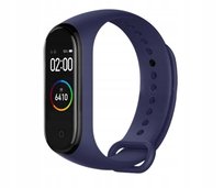 Opaska pasek zamienny do zegarka xiaomi mi band 3/4 w kolorze granatowym