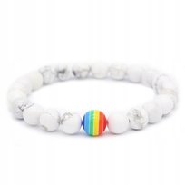 Opaska Tęczowa Tęcza Lgbt Bransoletka Unisex 100 Inna marka