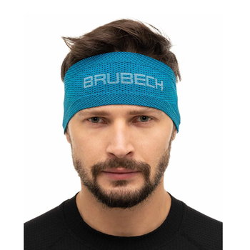 Opaska Unisex Brubeck 3D Pro Bd10050 Niebieski/Czarny - L/Xl - BRUBECK