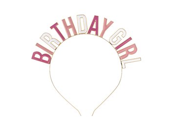 Opaska urodzinowa Birthday Girl - 1 szt.. - PartyDeco