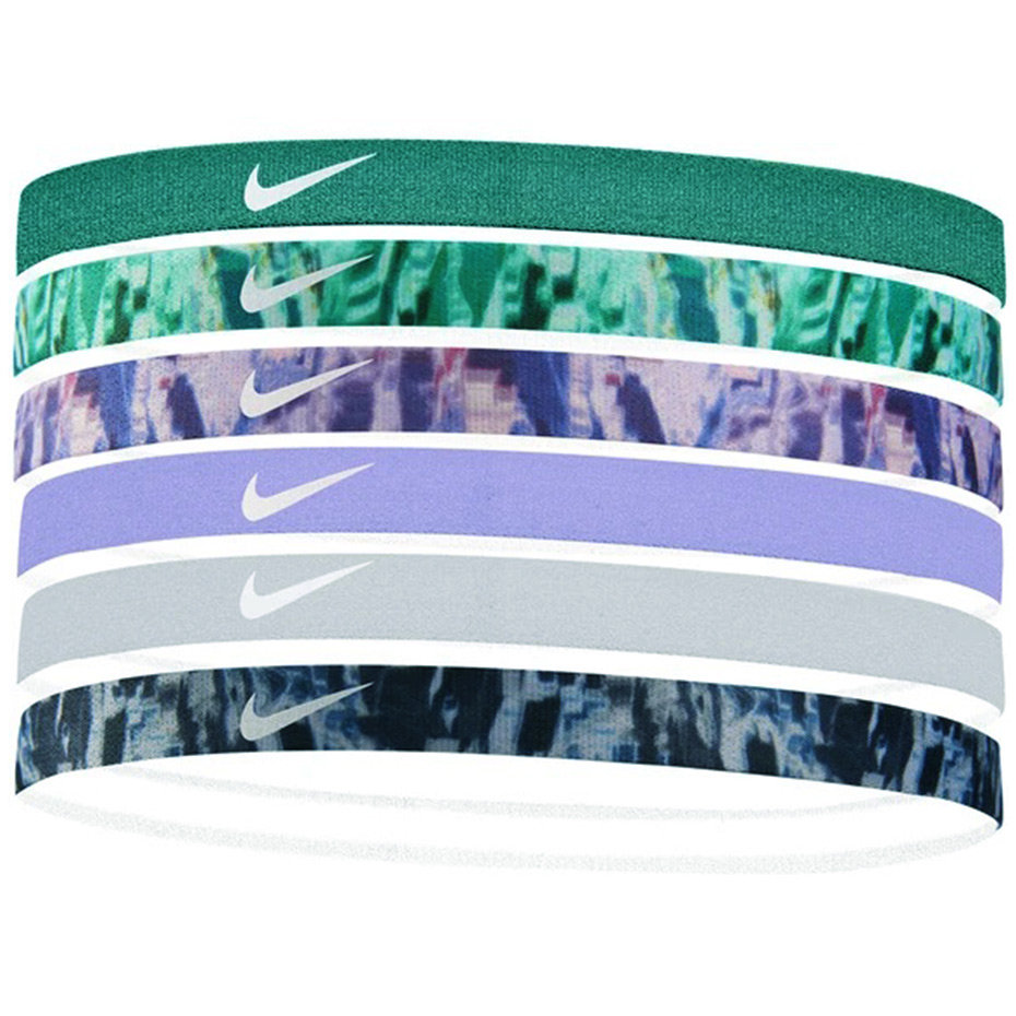 Zdjęcia - Etui Opaski na głowę Nike 6szt printed zielona, szara, fioletowa N0002545322OS