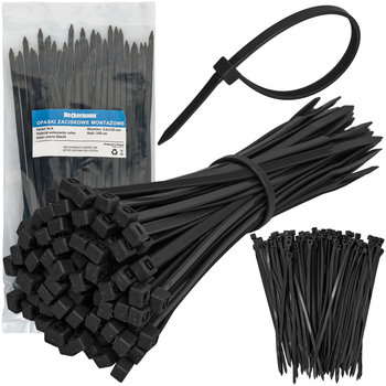 Opaski Zaciskowe Heckermann 100Szt - Czarne - Heckermann