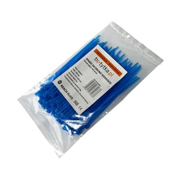 Opaski zaciskowe Opaski kablowe Trytytki - UV 2,5 x 100 mm, niebieski - Inna producent