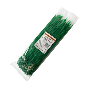 Opaski zaciskowe Opaski kablowe Trytytki - UV 3,6 x 250 mm, zielony - Inna producent