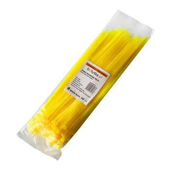 Opaski zaciskowe Opaski kablowe Trytytki - UV 3,6 x 250 mm, żółty - Inna producent