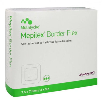 Opatrunek Mepilex Border FLEX 7,5 x 7,5 /opk. 5 szt - inna
