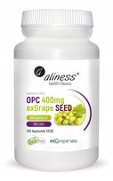 OPC exGrapeSeed 400 mg 100 kapsułek VEGE suplement diety || Aliness