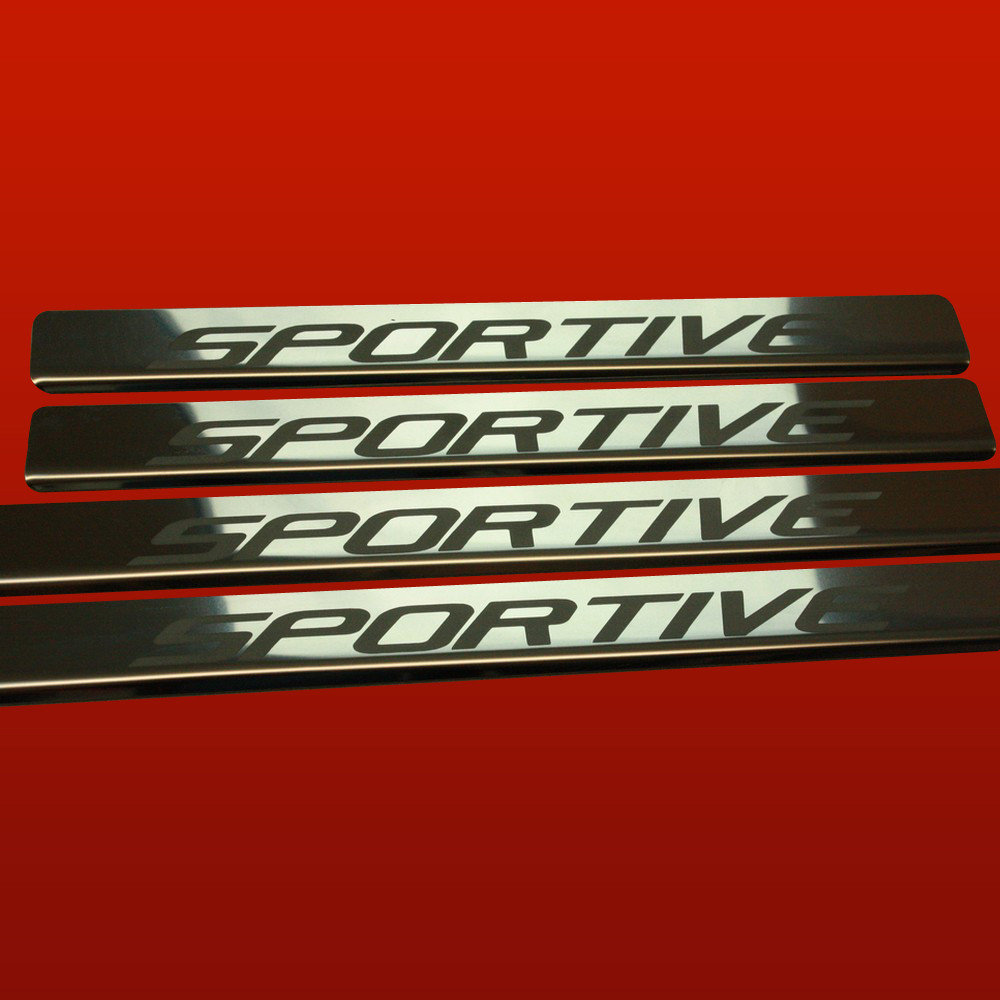 OPEL/VAUXHALL ASTRA MK3/F/I Listwy progowe SPORTS 5-drzwiowe stal nierdzewna 304 Wykończenie połysk
