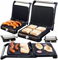 Opiekacz BERLINGER grill elektryczny| toster panini | rozkładany 180° 2400W