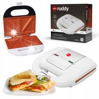 Opiekacz ceramiczny ELDOM ST11 Biały Kanapki Tosty Sandwich 750W Eldom