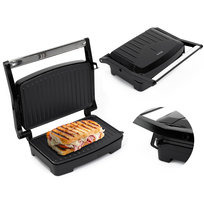 OPIEKACZ DO KANAPEK PANINI, GRILL ELEKTRYCZNY, czarny 1000W HUSLOG Huslog