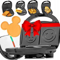Opiekacz Do Kanapek Toster Gofrownica Grill 5W1 Radość Uśmiech Dziecka LEHMANN