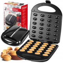 Opiekacz Do Orzeszków Forma Nieprzywierająca Powłoka Ciastek 24 Szt 1600W