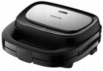 Opiekacz Philips Hd2350/80 3w1: Kanapki, Panini, Gofry, 750w, Kolor Czarny Philips