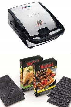 Tefal lot de 2 plaques grill panini - snack collection - xa800312