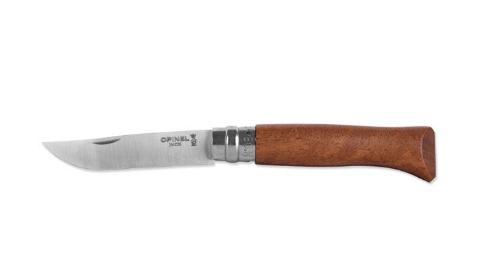 Opinel - Nóż N°8 VRI - Inox - Orzech/Noyer - 002022