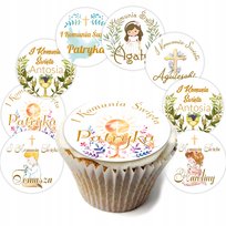 Opłatek Dekoracja Na Muffinki Komunia 15 Szt Y3