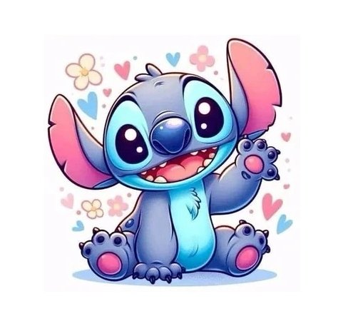 OPŁATEK NA TORT Wydruk Jadalny STICH STITCH STICZ + IMIĘ TEKST 74 ...
