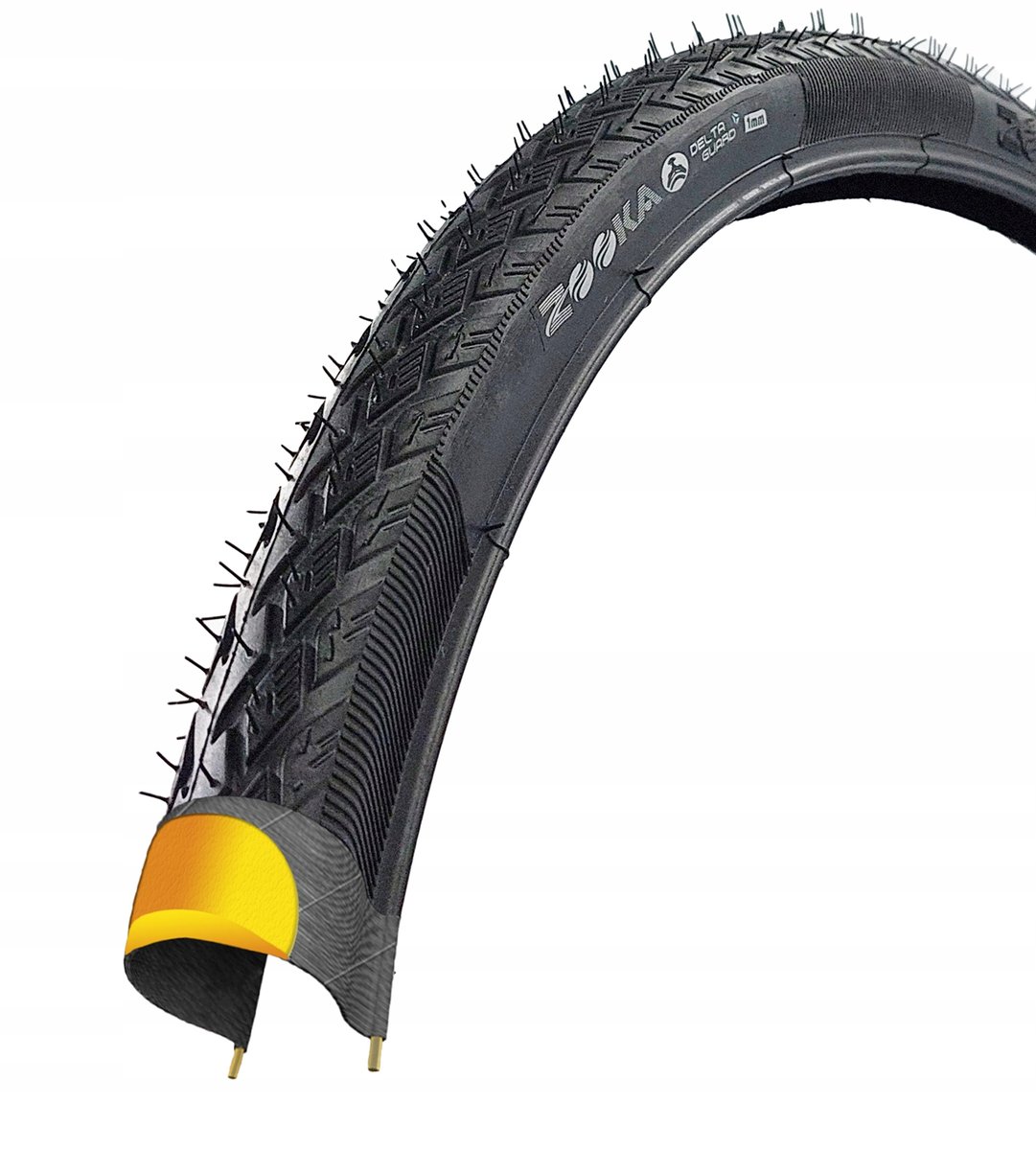 Ecovelò Unisex - Adult Tyres 700 X 35 C (37-622) 28 X 1.35 City Bike - View #13