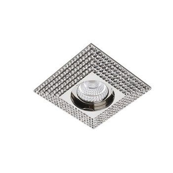 Oprawa dekoracyjna AZZARDO Pyramide, 1x50 W, GU10, chrom, 4x10 cm - AZzardo