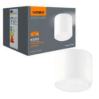 Oprawa Lampa Sufitowa Punktowa Biała Videx 30W GX53 Spot led
