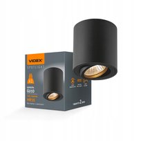 Oprawa lampa sufitowa punktowa czarna Videx 30W GU10